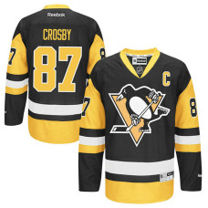 Pittsburgh Penguins Sidney Crosby #87 Black Captain Alternate Premier Jersey