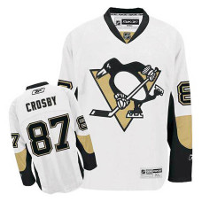 Women's Pittsburgh Penguins Sidney Crosby #87 White Away Jersey