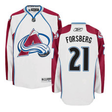 Colorado Avalanche Peter Forsberg #21 White Away With Jersey 2022 Stanley Cup Champions Patch