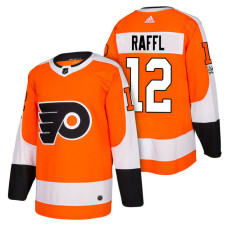 Philadelphia Flyers #12 Michael Raffl Orange 2018 New Season Authentic Team Home Jersey