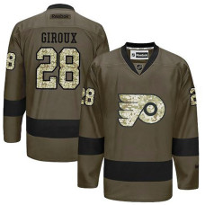 Philadelphia Flyers Claude Giroux #28 Green Camo Player Jersey