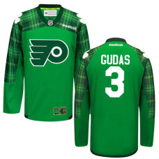 Philadelphia Flyers Radko Gudas #3 Green St. Patrick's Day Jersey