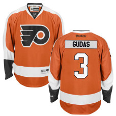 Philadelphia Flyers Radko Gudas #3 Orange Home Premier Jersey