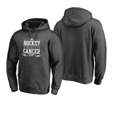 Philadelphia Flyers Ash Hockey Fights Cancer Cross Check Hoodie