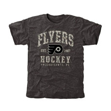 Philadelphia Flyers Black Camo Stack Tri-Blend T-Shirt