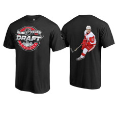 Philadelphia Flyers Morgan Frost Black 2017 Draft Player Pictorial T-shirt