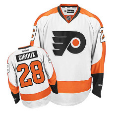 Philadelphia Flyers Claude Giroux #28 White Away Authentic Jersey