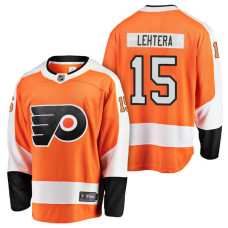 Philadelphia Flyers #15 Orange Breakaway Jori Lehtera Jersey