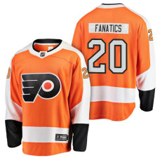 Philadelphia Flyers #20 Breakaway Player Leier Fanatics Jersey Orange