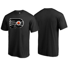 Philadelphia Flyers Black Crew Neck Midnight Mascot Team T-shirt