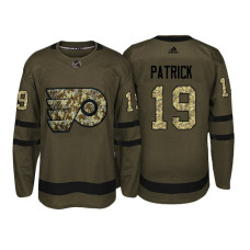 Philadelphia Flyers #19 Nolan Patrick Camo Salute To Service Jersey