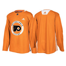 Philadelphia Flyers Orange Adidas Authentic Practice Jersey