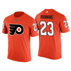 Philadelphia Flyers Orange Brandon Manning #23 2018 Adidas New Season Shirsey T-shirt