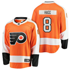 Philadelphia Flyers #8 Orange Breakaway Robert Hagg Jersey