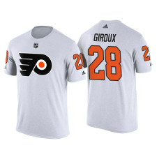 Philadelphia Flyers White Claude Giroux #28 2018 Adidas New Season Shirsey T-shirt