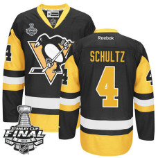 Pittsburgh Penguins Justin Schultz #4 Black 2016 Stanley Cup Alternate Final Bound Jersey