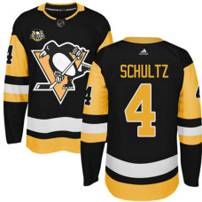 Pittsburgh Penguins #4 Justin Schultz Black Adidas Home Premier Jersey