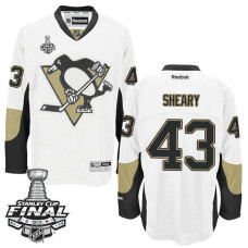 Pittsburgh Penguins Conor Sheary #43 White 2016 Stanley Cup Away Final Bound Jersey