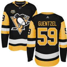 Pittsburgh Penguins #59 Jake Guentzel Black Adidas Home Premier Jersey