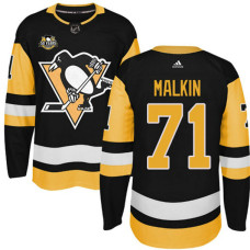 Pittsburgh Penguins #71 Evgeni Malkin Black Adidas Home Premier Jersey