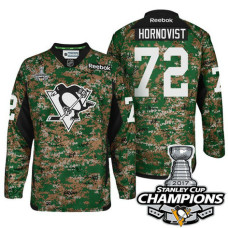 Pittsburgh Penguins #72 Patric Hornqvist Camo 2017 Stanley Cup Champions Military Appreciation Premier Jersey