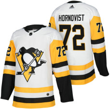 Pittsburgh Penguins #72 Patric Hornqvist White 2018 Season Authentic Team Away Jersey