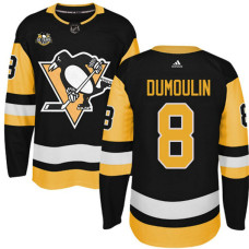 Pittsburgh Penguins #8 Brian Dumoulin Black Adidas Home Premier Jersey