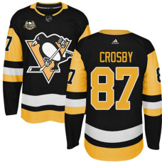 Pittsburgh Penguins #87 Sidney Crosby Black Adidas Home Premier Jersey