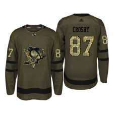 Pittsburgh Penguins #87 Sidney Crosby Camo Salute To Service Jersey