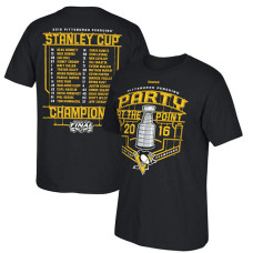 Pittsburgh Penguins Black 2016 Stanley Cup Champions T-Shirt