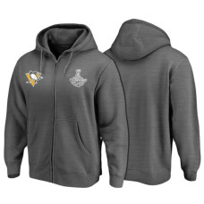 Pittsburgh Penguins Black 2017 Stanley Cup Champions Full-Zip Pullover Hoodie