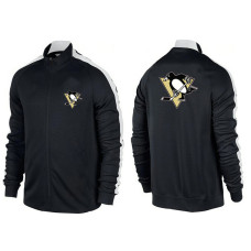 Pittsburgh Penguins Black Full-Zip One Color Team Hoodie