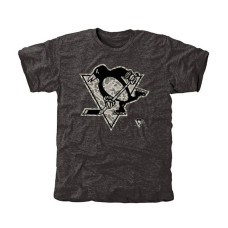 Pittsburgh Penguins Black Rink Warrior Tri-Blend T-Shirt