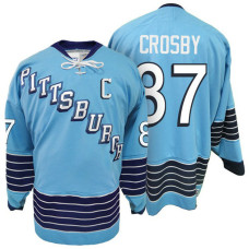 Pittsburgh Penguins Sidney Crosby #87 Blue First Of Three Historic Throwback Jersey