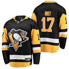 Pittsburgh Penguins #17 Breakaway Player Bryan Rust Jersey Black