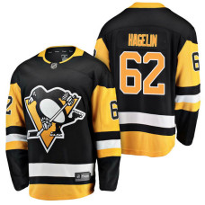 Pittsburgh Penguins #62 Breakaway Player Carl Hagelin Jersey Black