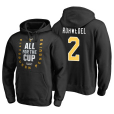 Pittsburgh Penguins #2 Chad Ruhwedel Pullover Hoodie Black