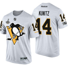 Pittsburgh Penguins #14 Chris Kunitz White 2017 Stanley Cup Champions Limited T-shirt