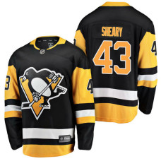 Pittsburgh Penguins #43 Breakaway Player Conor Sheary Jersey Black