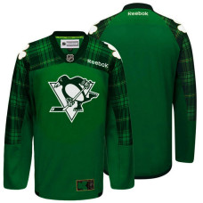 Pittsburgh Penguins Green St. Patrick Day Blank Jersey