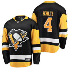 Pittsburgh Penguins #4 Breakaway Player Justin Schultz Jersey Black