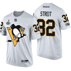 Pittsburgh Penguins #32 Mark Streit White 2017 Stanley Cup Champions Limited T-shirt