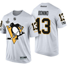 Pittsburgh Penguins #13 Nick Bonino White 2017 Stanley Cup Champions Limited T-shirt