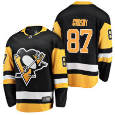 Pittsburgh Penguins #87 Breakaway Player Sidney Crosby Jersey Black