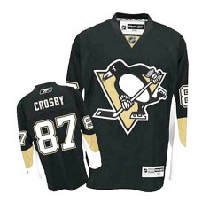 Pittsburgh Penguins Sidney Crosby #87 Black Home Authentic Jersey