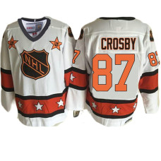 Pittsburgh Penguins #87 Sidney Crosby White 1981 ALL Star Throwback Jersey