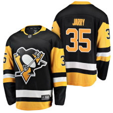 Pittsburgh Penguins #35 Breakaway Player Tristan Jarry Jersey Black