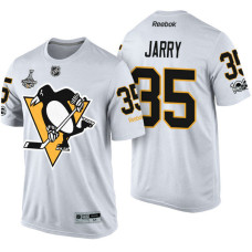 Pittsburgh Penguins #35 Tristan Jarry White 2017 Stanley Cup Champions Limited T-shirt