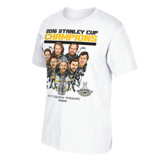 Pittsburgh Penguins White 2016 Stanley Cup Champions T-Shirt