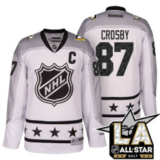 Pittsburgh Penguins Sidney Crosby #87 White La Kings All Star Jersey